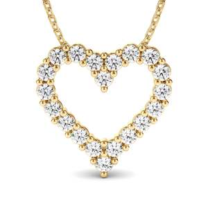 Diamond Heart-Shaped Pendant