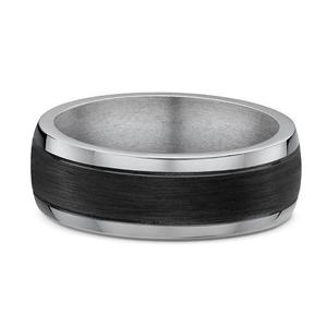 Mens Wedding Bands: Titanium and Carbon Fibre Wedding Ring