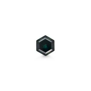 1.28ct Fancy Blue-Teal Hexagon Australian Sapphire (Loose)