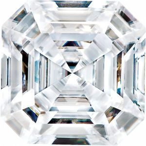 Moissanite: Ascher Cut Moissanite
