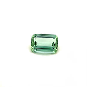 8th Wedding Anniversary Gifts: 0.80ct Emerald Cut Green Tourmaline (Loose)