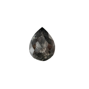 Loose Gemstones: 1.32 Pear Salt & Pepper Diamond (Loose)
