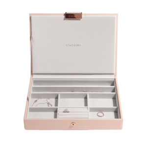 Jewellery Boxes: Stackers Classic Blush Jewellery Box