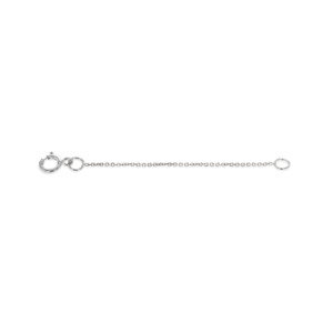 9k White Gold 5cm Extension Chain