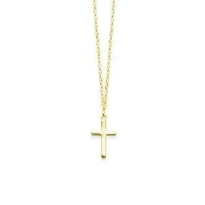 Gold Plated: Gold Plated Tiny Treasures Cross Necklace
