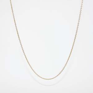 9k Yellow Gold Cable Chain - 45cm