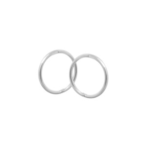 Gifts Under 50: Sterling Silver 10mm Sleeper Earrings