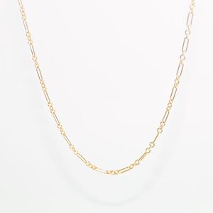 Gold Filled 3:1 Figaro Paperclip 45cm Chain