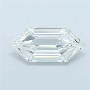All: 1.51ct Hexagonal Lab Grown Diamond (Colour D, Clarity VVS2, IGI Certified)