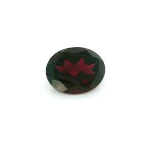 3.38ct Oval Natural Garnet (Colour Red, Clarity Slightly Included, Cut Faceted)