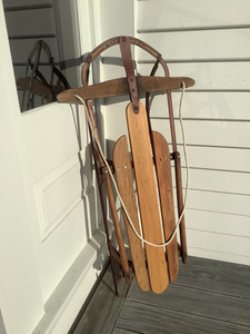 Vintage Snow Sleigh / Sledge The Vintage Room