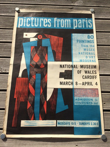 UK Mid Century Museum Exhibition Poster The Vintage Room