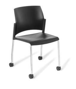Conference Chairs: Spring 4-Leg on Castors Chair