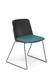Conference Chairs: Scout Sled, Upholstered Seat