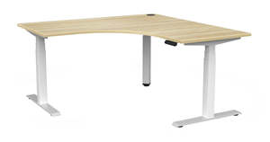 Corner Desks: Velocity Electric Workstation 3 Column