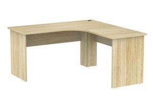 Corner Desks: Cubit Slab End Workstation
