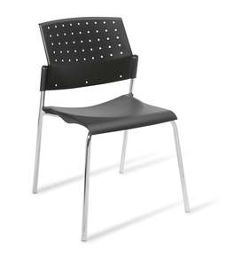 Visitor Chairs: 550 4-Leg Visitor Chair