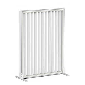 Free Standing Screens: Studio Divide Floor Standing Screen 150 Degree Slat Angle