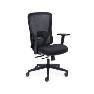 Mesh Back Chairs: Ava Black Arms
