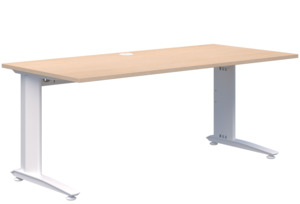 Straight Desks: Energy Fixed Height Single Desk