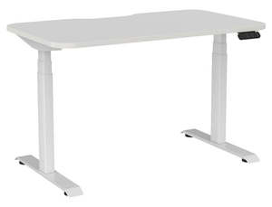Haven Electric Single Sided Desk - Scallop & Radius