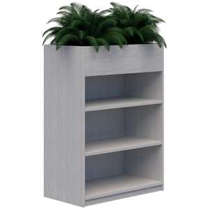 Office Bookcases: Mascot Planter Bookshelves