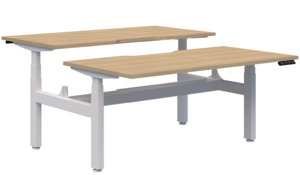 Summit II Electric Back-to-Back Desk
