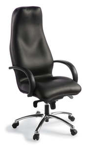 Leather Office Chairs: Silhouette Leather Chair