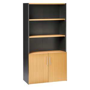 Office Cupboards: Open Shelf Cupboard 1800h x 900w x 450d