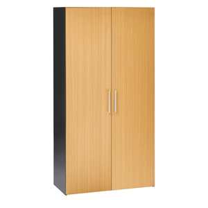 Office Cupboards: Beech Cupboard 1800h x 900w x 450d