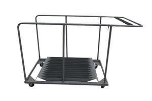 Folding Tables: Life Round Table Trolley