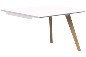 Meeting Tables: Oslo Trapezium Wallmounted Table