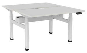 Haven Electric Double Sided Desk - Scallop