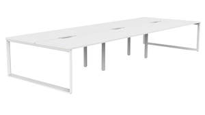 Anvil Double Sided Desk 6 Person