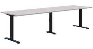 Shared Desks: Summit II Fixed Height Inline 2 Pod Desk