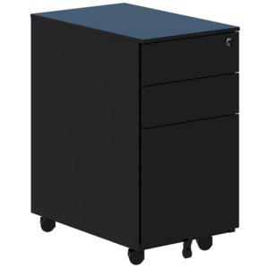 Mobile Drawers: Cube Slim Mobile Pedestal