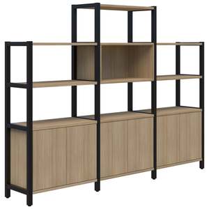 Featured Office Partitions: Grid 40 Storage / Open Display Wall - 4-5 Tier