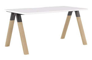 Straight Desks: Ligna Fixed Height Desk