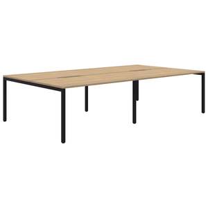 Shared Desks: Avero Fixed Height 4 Pod Desk