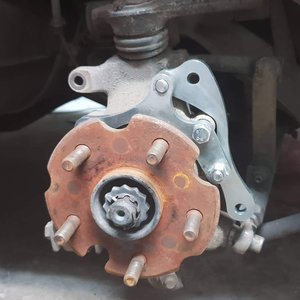 A70 Supra Dual caliper kit for stock rotor with jza80 single pot