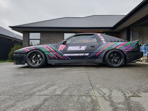 Feature: A70 supra 1/4 window louvers