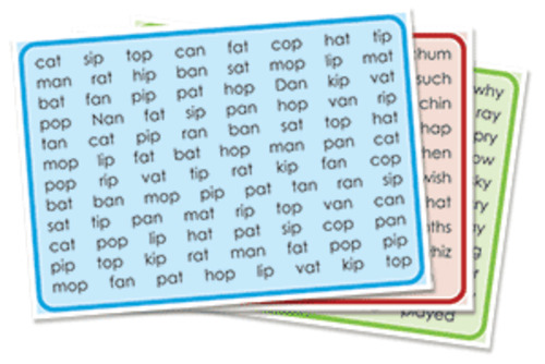 Products: Fluency sheets, sets - Agility With Sound