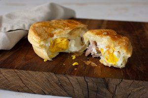 Artisan free range small egg and bacon pies – Whole Egg
