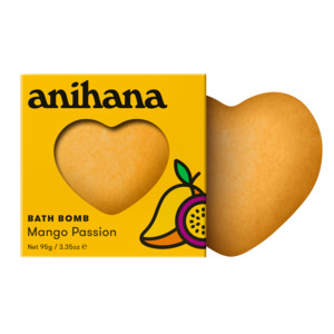 Bath Bombs: Mango Passion Heart Bath Bomb