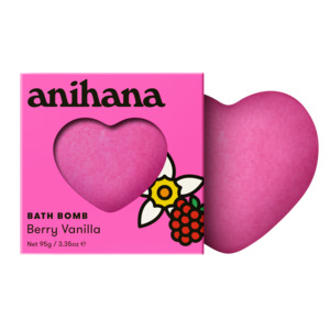 Bath Bombs: Berry Vanilla Heart Bath Bomb