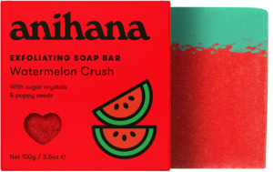 Sugar Scrubs: Watermelon Crush Exfoliating Soap Bar