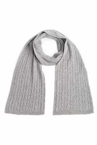 Cashmere Cable Scarf