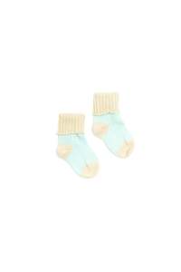 Colour Block Organic Cotton Baby Socks