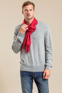 Accessories: Cashmere Plain Scarf