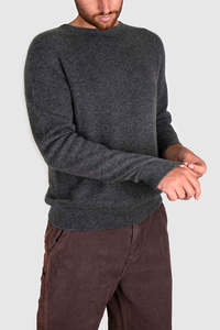 Mens Essential Cashmere Crew